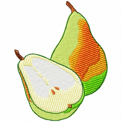 Pear Embroidery Design 2 Pear Embroidery Design 2